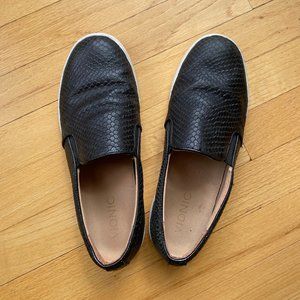 VIONIC Sneaker Midi Snake Slip On Black 7.5
